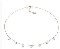 Collier Comete Femme Farfalle in Argent Cristallo GLA 169